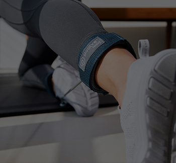 a close-up of a person's leg