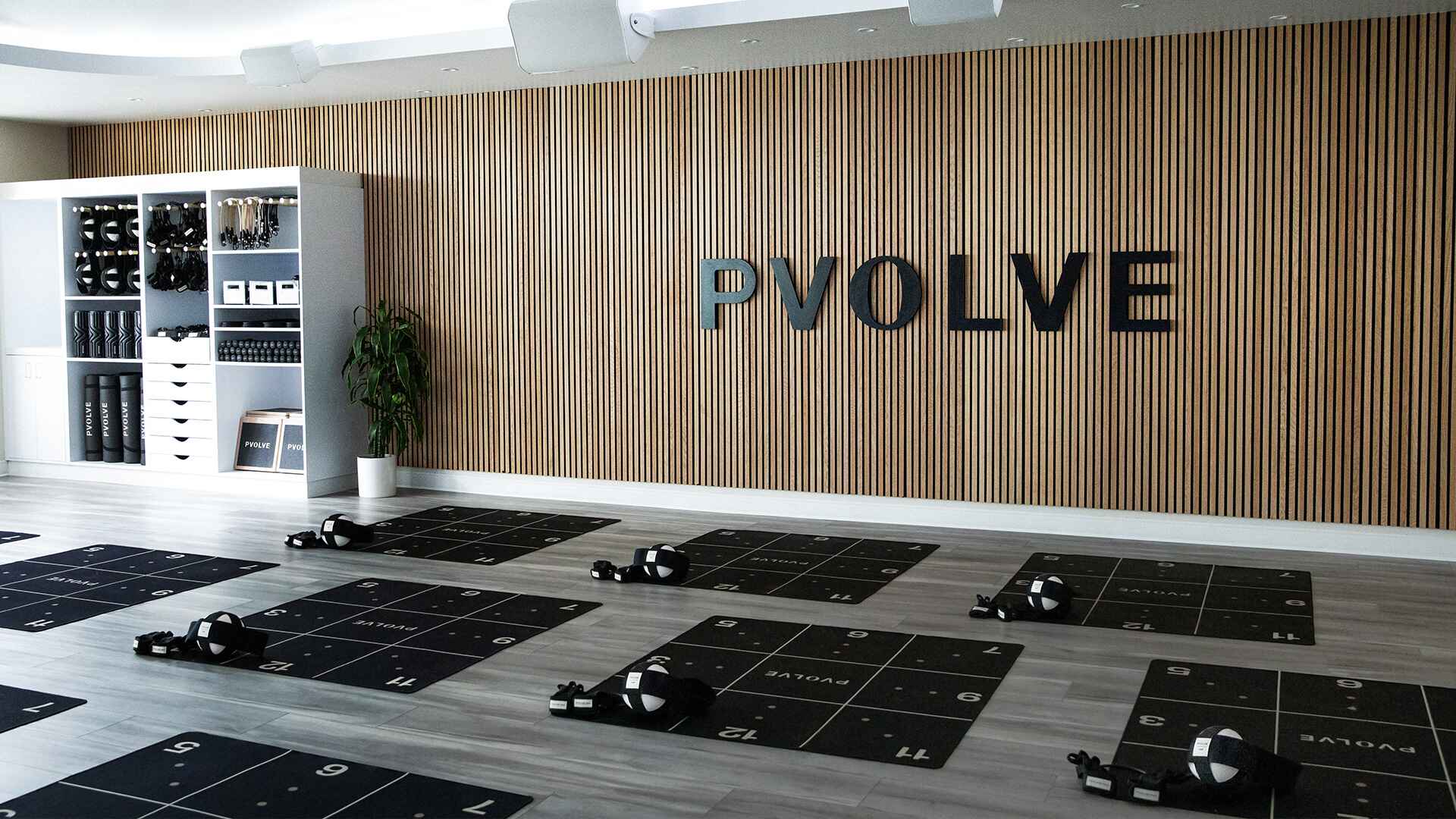 Pvolve studio wall