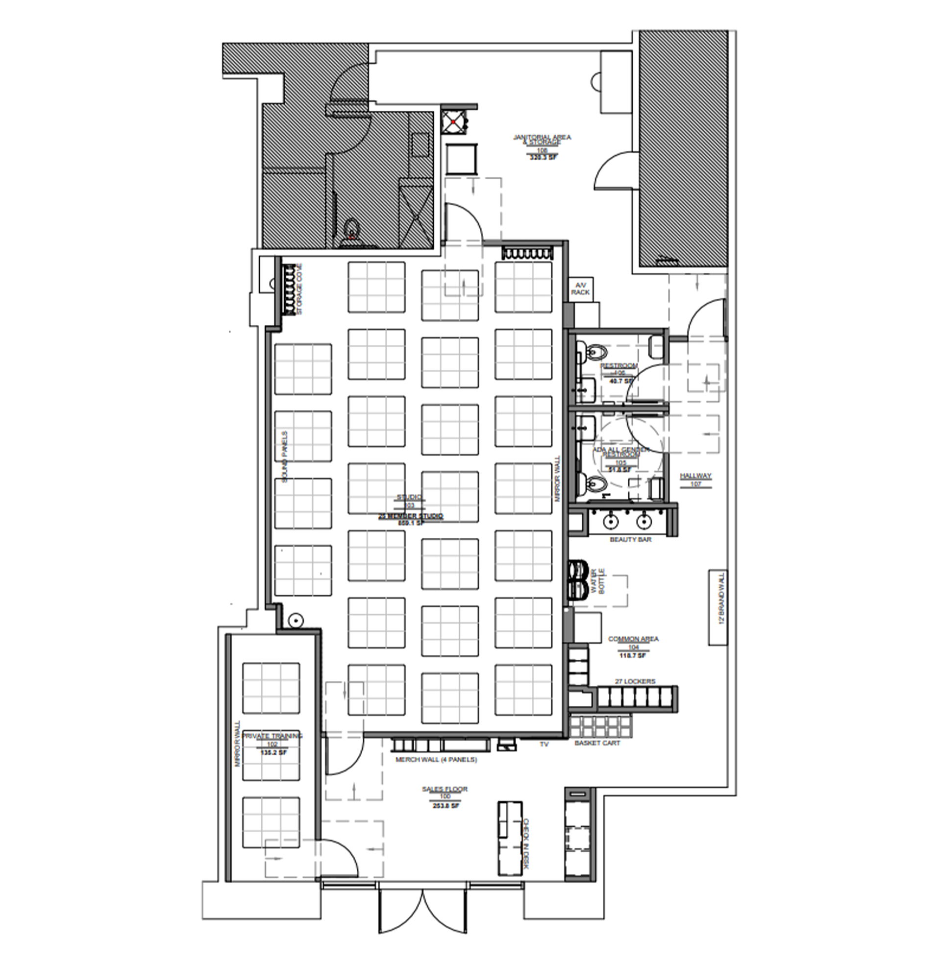 Typical Studio Floorplan
