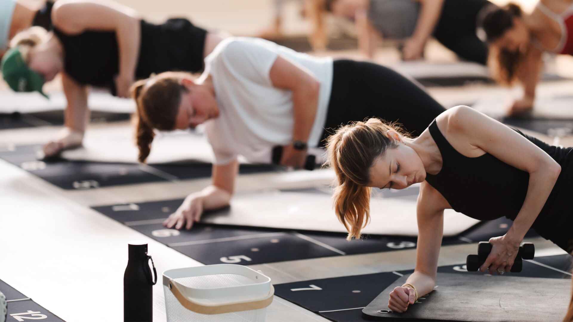 Women working out in a P.Volve Class