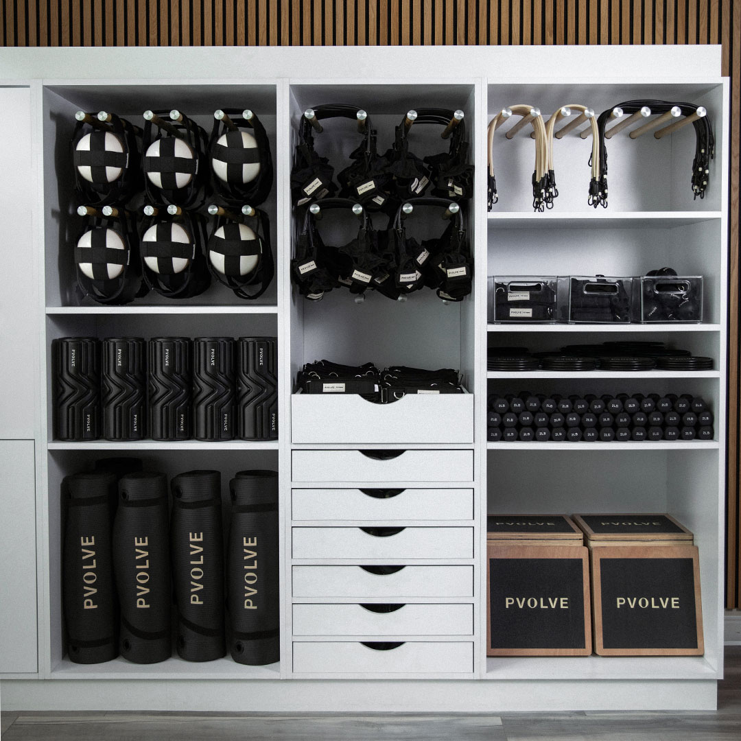 Pvolve equipment wall